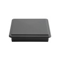 LMT 5 5/8" x 5 5/8" Sq. Suffield Vinyl Post Cap (For 6" x 6" Wood Post) Black Matte - 1906BLKMATTE (PostCaps)