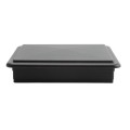 LMT 5 5/8" x 5 5/8" Sq. Suffield Vinyl Post Cap (For 6" x 6" Wood Post) Black Matte - 1906BLKMATTE (PostCaps)