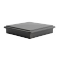 LMT 5 5/8" x 5 5/8" Sq. Suffield Vinyl Post Cap (For 6" x 6" Wood Post) Black Matte - 1906BLKMATTE (PostCaps)