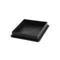 LMT 5 5/8" x 5 5/8" Sq. Suffield Vinyl Post Cap (For 6" x 6" Wood Post) Black Matte - 1906BLKMATTE (PostCaps)