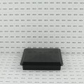 LMT 5 5/8" x 5 5/8" Sq. Suffield Vinyl Post Cap (For 6" x 6" Wood Post) Hammertone Black - 1906HB