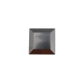 2 1/2" x 2 1/2" Sq. Vinyl Post Cap For Aluminum Post (Black) - 1907B