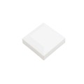 2 1/2" x 2 1/2" Sq. Vinyl Post Cap For Aluminum Post (White) - 1907W