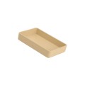 LMT 2 1/4" x 3 1/2" External Vinyl End Cap for Vinyl Fence Rails (Almond)