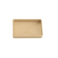 LMT 2 1/4" x 3 1/2" External Vinyl End Cap for Vinyl Fence Rails (Almond)