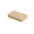 LMT 2 1/4" x 3 1/2" External Vinyl End Cap for Vinyl Fence Rails (Almond)