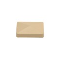 LMT 2 1/4" x 3 1/2" External Vinyl End Cap for Vinyl Fence Rails (Almond)