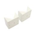 LMT 1937-WHITE 45° Bracket Rail Adapter (White)