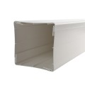 6" x 6" x 120" White Vinyl Porch Post Wrap for Wood Posts (Adjustable 5.7" to 6") - LMT 3029 (NewelPorchPosts)