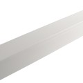 6" x 6" x 120" White Vinyl Porch Post Wrap for Wood Posts (Adjustable 5.7" to 6") - LMT 3029 (NewelPorchPosts)