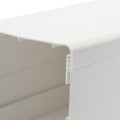 6" x 6" x 120" White Vinyl Porch Post Wrap for Wood Posts (Adjustable 5.7" to 6") - LMT 3029 (NewelPorchPosts)