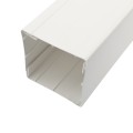 6" x 6" x 120" White Vinyl Porch Post Wrap for Wood Posts (Adjustable 5.7" to 6") - LMT 3029 (NewelPorchPosts)