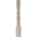 LMT 3100-36.5-ALMOND 1 1/2" Sq x 36 1/2" Traditional Thermoformed Vinyl Spindle - Almond