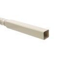 LMT 3100-36.5-ALMOND 1 1/2" Sq x 36 1/2" Traditional Thermoformed Vinyl Spindle - Almond