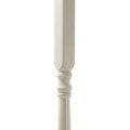 LMT 3100-36.5-ALMOND 1 1/2" Sq x 36 1/2" Traditional Thermoformed Vinyl Spindle - Almond