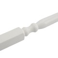 LMT 1 1/2" Sq x 32" Colonial Baluster Thermoformed Vinyl Spindle For Vinyl Railing (White) - 3150-32.0-WHITE