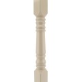 LMT 4" Sq. x 48" Non-Structural Vinyl Porch Post Support Kit For Vinyl Railing Posts - Almond