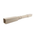 LMT 4" Sq. x 48" Non-Structural Vinyl Porch Post Support Kit For Vinyl Railing Posts - Almond