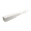 LMT 4" Sq. x 48" Vinyl Non-Structural Newel Post For Vinyl Porch Posts - White (NewelPorchPosts)