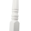 LMT 4" Sq. x 48" Vinyl Non-Structural Newel Post For Vinyl Porch Posts - White (NewelPorchPosts)
