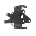 Stainless Steel Dual-Sided Lockable Vinyl Fence Gate Latch (Black) - 38308NUA-SS