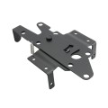 Stainless Steel Dual-Sided Lockable Vinyl Fence Gate Latch (Black) - 38308NUA-SS