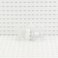 LMT 3 1/4" x 3 1/4" Adjustable Stainless Steel Commercial Hinges For Vinyl Fence Gates (Pair) White - 4000-WHITE