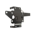 LMT 3-1/2" x 1-3/4" Reversible, Lockable, Dual-Sided Entry Stainless Steel Commercial Latches For Vinyl Fence Gates (Pair) Black - 4001-BLACK (GeneralUse)