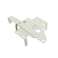 LMT 3-1/2" x 1-3/4" Reversible, Lockable, Dual-Sided Entry Stainless Steel Commercial Latches For Vinyl Fence Gates (Pair) White - 4001-WHITE