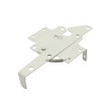 LMT 3-1/2" x 1-3/4" Reversible, Lockable, Dual-Sided Entry Stainless Steel Commercial Latches For Vinyl Fence Gates (Pair) White - 4001-WHITE