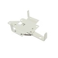 LMT 3-1/2" x 1-3/4" Reversible, Lockable, Dual-Sided Entry Stainless Steel Commercial Latches For Vinyl Fence Gates (Pair) White - 4001-WHITE