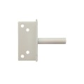 LMT 3-1/2" x 1-3/4" Reversible, Lockable, Dual-Sided Entry Stainless Steel Commercial Latches For Vinyl Fence Gates (Pair) White - 4001-WHITE