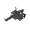 LMT 3-1/2" x 1-3/4" Reversible, Lockable, Dual-Sided Entry Carbon Steel Commercial Latches For Vinyl Fence Gates (Pair) Black - 4001CS-BLACK