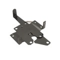LMT 3-1/2" x 1-3/4" Reversible, Lockable, Dual-Sided Entry Carbon Steel Commercial Latches For Vinyl Fence Gates (Pair) Black - 4001CS-BLACK