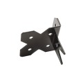 LMT 3" x 1 1/4" Self-Closing, Reversible Stainless Steel Latch For Vinyl Fence Gates (Pair) Black - 4004-BLACK