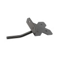 LMT 3" x 1 1/4" Self-Closing, Reversible Stainless Steel Latch For Vinyl Fence Gates (Pair) Black - 4004-BLACK