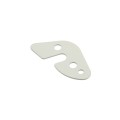 LMT 3" x 1 1/4" Self-Closing, Reversible Stainless Steel Latch For Vinyl Fence Gates (Pair) White - 4004-WHITE