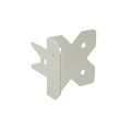 LMT 3" x 1 1/4" Self-Closing, Reversible Stainless Steel Latch For Vinyl Fence Gates (Pair) White - 4004-WHITE