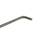LMT 24" Reversible Stainless Steel Residential Drop Rod For Vinyl Fence Gates (Black)