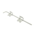 LMT 24" Reversible Stainless Steel Residential Drop Rod For Vinyl Fence Gates (White) - 4008-WHITE