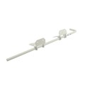 LMT 24" Reversible Stainless Steel Residential Drop Rod For Vinyl Fence Gates (White) - 4008-WHITE
