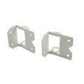 LMT 24" Reversible Stainless Steel Residential Drop Rod For Vinyl Fence Gates (White) - 4008-WHITE