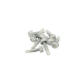 LMT 24" Reversible Stainless Steel Residential Drop Rod For Vinyl Fence Gates (White) - 4008-WHITE