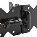 LMT 3" x 3" Self-Closing, Residential Hinge For Vinyl Fence Gates (Pair) Black - 4100-BLACK (GeneralUse)