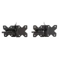 LMT 3" x 3" Self-Closing, Residential Hinge For Vinyl Fence Gates (Pair) Black - 4100-BLACK (GeneralUse)