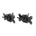 LMT 3" x 3" Self-Closing, Residential Hinge For Vinyl Fence Gates (Pair) Black - 4100-BLACK (GeneralUse)
