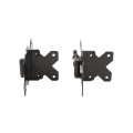 LMT 3" x 3" Self-Closing, Residential Hinge For Vinyl Fence Gates (Pair) Black - 4100-BLACK (GeneralUse)