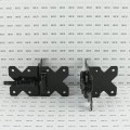LMT 3" x 3" Self-Closing, Residential Hinge For Vinyl Fence Gates (Pair) Black - 4100-BLACK (GeneralUse)