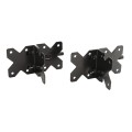 LMT 3" x 3" Self-Closing, Residential Hinge For Vinyl Fence Gates (Pair) Black - 4100-BLACK (GeneralUse)