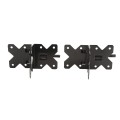 LMT 3" x 3" Self-Closing, Residential Hinge For Vinyl Fence Gates (Pair) Black - 4100-BLACK (GeneralUse)